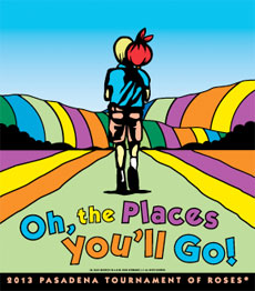 2013 Rose Parade Theme Logo - Oh, The Places You'll Go