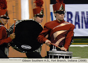 Gibson Southern Fort Branch Indiana High School Marching Band 2008