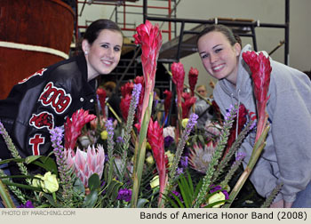 Bands of America Honor Band - Rose Parade Float Decorating and Judging