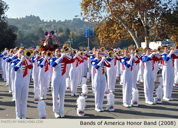 Bands of America Honor Band - Rose Parade Float Decorating and Judging