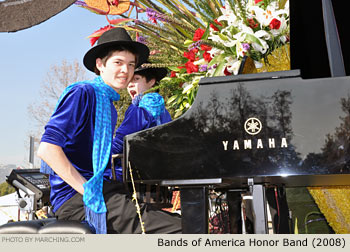 Bands of America Honor Band - Rose Parade Float Decorating and Judging