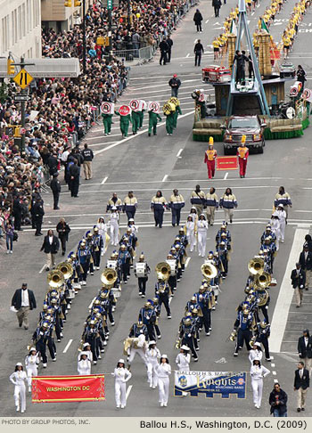 Ballou High School Band 2009 Macy's Thanksgiving Day Parade Photo