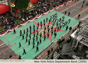 New York Police Department Band 2009 Macy's Thanksgiving Day Parade Photo