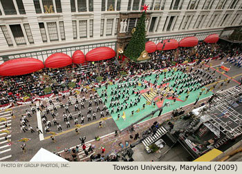 Towson University Marching Band 2009 Macy's Thanksgiving Day Parade Photo