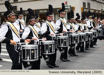 Towson University Marching Band 2009 Macy's Thanksgiving Day Parade Photo