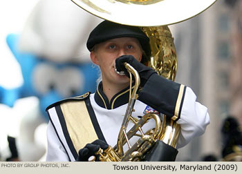 Towson University Marching Band 2009 Macy's Thanksgiving Day Parade Photo