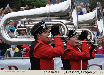 Centennial Oregon High School Marching Band 2009 Grand Floral Parade Photo