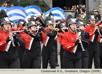 Centennial Oregon High School Marching Band 2009 Grand Floral Parade Photo