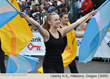 Liberty Oregon High School Marching Band 2009 Grand Floral Parade Photo