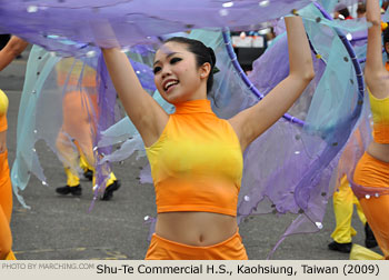 Shu-Te Commercial High School Marching Band Taiwan 2009 Grand Floral Parade Photo