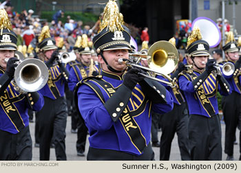 Sumner Washington High School Marching Band 2009 Grand Floral Parade Photo