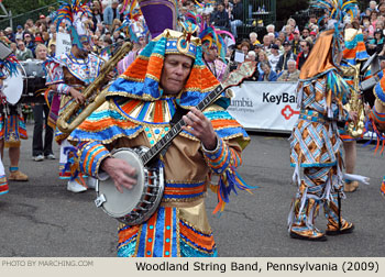 Woodland String Band Philadelphia Pennsylvania 2009 Grand Floral Parade Photo