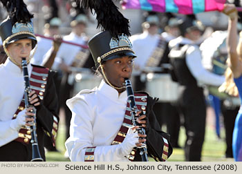 Science Hill Johnson City Tennessee High School Marching Band 2008