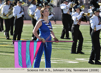 Science Hill Johnson City Tennessee High School Marching Band 2008