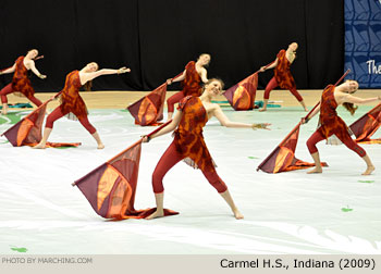 Carmel H.S. 2009 WGI World Championships Photo