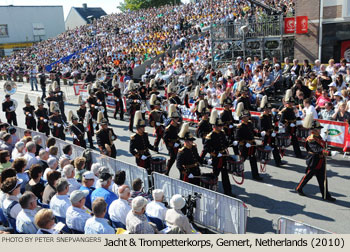 Jacht en Trompetterkorps, Gemert, Netherlands 2010 Bloemencorso Zundert Photo