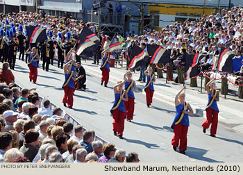 Showband Marum, Netherlands 2010 Bloemencorso Zundert Photo