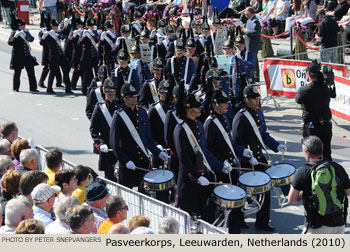 Pasveerkorps, Leeuwarden, Netherlands 2010 Bloemencorso Zundert Photo