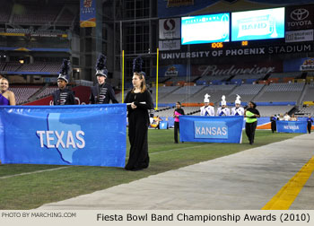 Awards Ceremony 2010/2011 Fiesta Bowl Band Championship