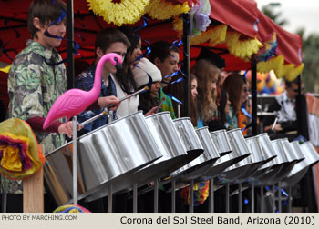 Corona del Sol High School Steel Band 2010/2011 Fiesta Bowl Parade