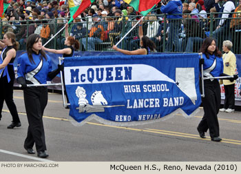 McQueen High School Marching Band 2010/2011 Fiesta Bowl Parade