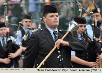 Mesa Caledonian Pipe Band 2010/2011 Fiesta Bowl Parade