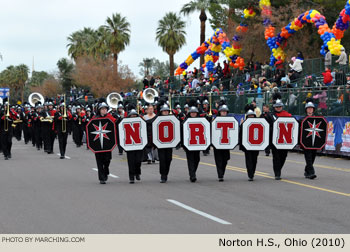 Norton High School Marching Band 2010/2011 Fiesta Bowl Parade