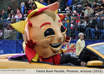 Spirit Mascot 2010/2011 Fiesta Bowl Parade