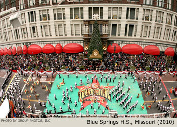 Blue Springs Missouri High School Band 2010 Macy's Thanksgiving Day Parade Photo