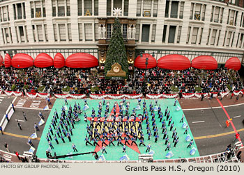 Grants Pass High School Marching Band 2010 Macy's Thanksgiving Day Parade Photo