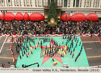 Green Valley High School Marching Band 2010 Macy's Thanksgiving Day Parade Photo