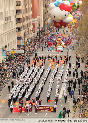 Lassiter High School Marching Band 2010 Macy's Thanksgiving Day Parade Photo