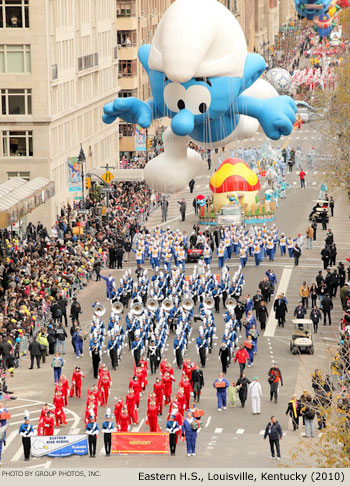 Louisville Eastern High School Marching Band 2010 Macy's Thanksgiving Day Parade Photo