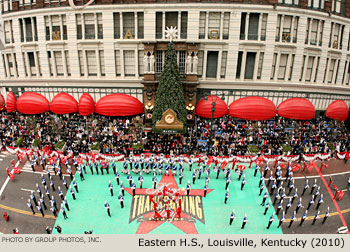 Louisville Eastern High School Marching Band 2010 Macy's Thanksgiving Day Parade Photo