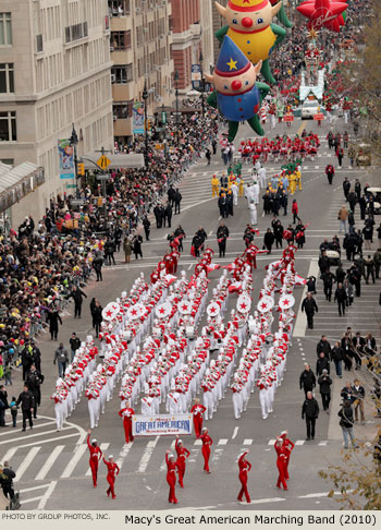 Macys Great American Marching Band 2010 Macy's Thanksgiving Day Parade Photo