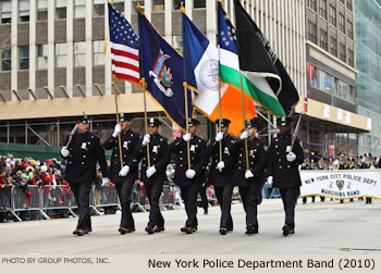 New York Police Department Band 2010 Macy's Thanksgiving Day Parade Photo