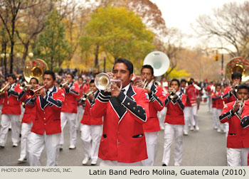 Latin Band Pedro Molina 2010 Macy's Thanksgiving Day Parade Photo