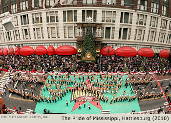 The Pride of Mississippi Marching Band 2010 Macy's Thanksgiving Day Parade Photo