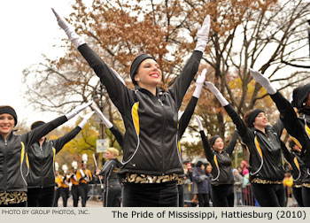 The Pride of Mississippi Marching Band 2010 Macy's Thanksgiving Day Parade Photo