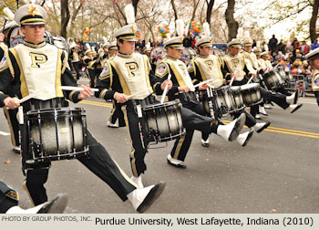 Purdue University Marching Band 2010 Macy's Thanksgiving Day Parade Photo