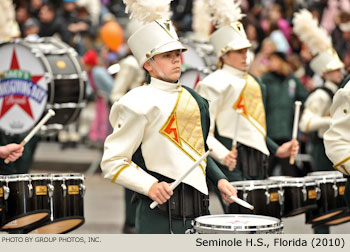 Seminole High School Marching Band 2010 Macy's Thanksgiving Day Parade Photo