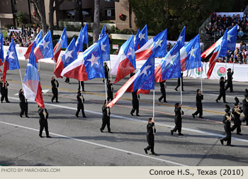 Conroe High School Marching Band 2010 Rose Parade