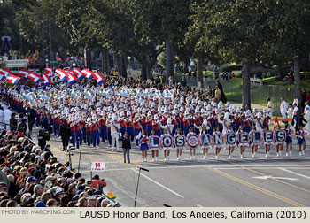 Los Angeles Unified School District All District High School Honor Band 2010 Rose Parade