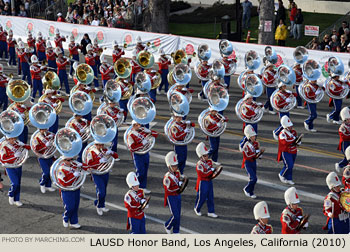 Los Angeles Unified School District All District High School Honor Band 2010 Rose Parade