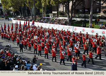 Salvation Army Tournament of Roses Band 2010 Rose Parade