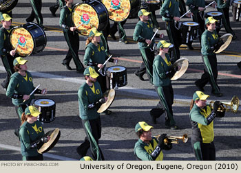 University of Oregon Marching Band 2010 Rose Parade