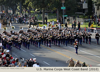 United States Marine Corps West Coast Composite Band 2010 Rose Parade