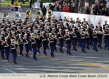 United States Marine Corps West Coast Composite Band 2010 Rose Parade