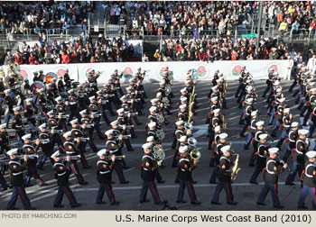 United States Marine Corps West Coast Composite Band 2010 Rose Parade