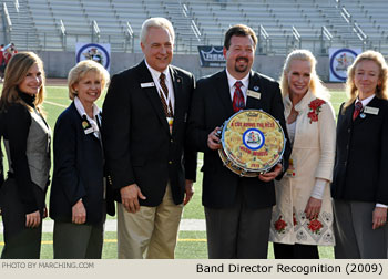 Band Director Recognition 2009